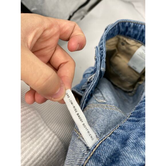 Rag & Bone 27 Baggy Dre Featherweight Low Rise Boyfriend Jeans in beverlys - Picture 5 of 7